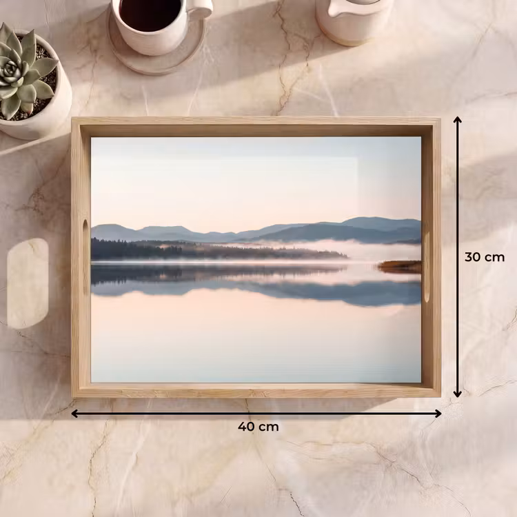 Dienblad - Water - Bomen - Mistlaag — 9