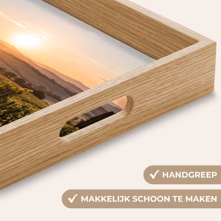 Dienblad - Wijngaard - Zonsondergang - Landschap — 5