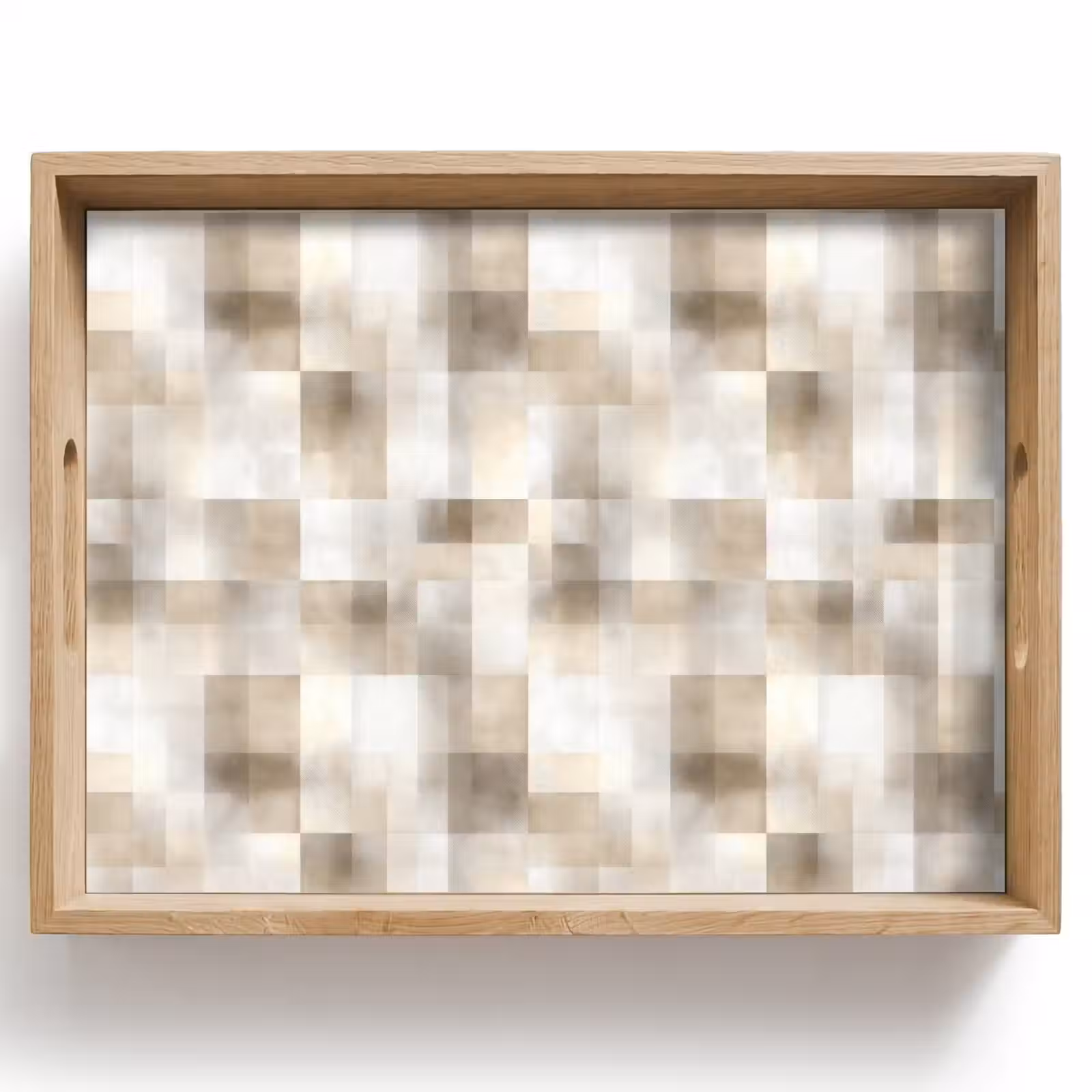 Dienblad - Textuur - Linnen - Beige — 1