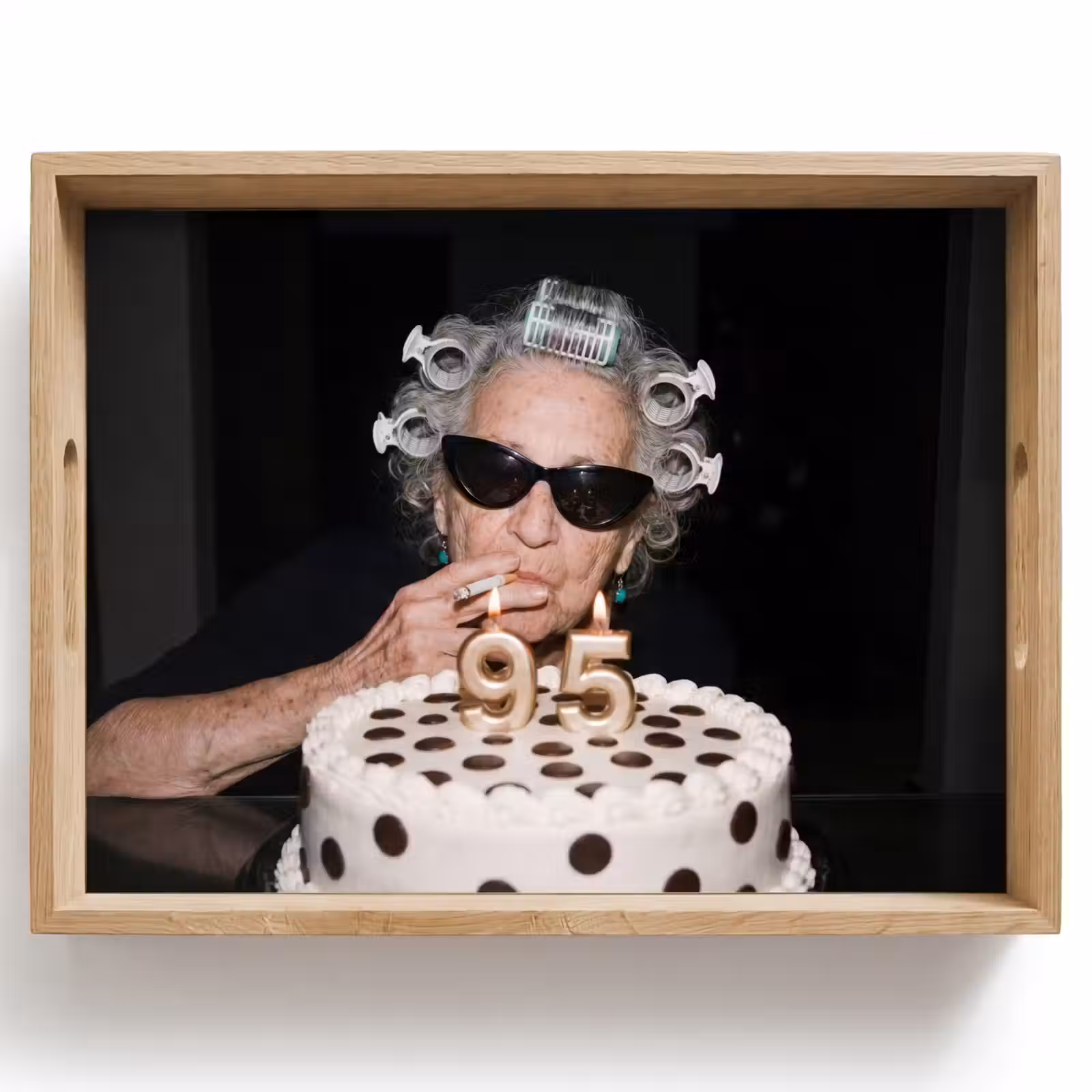 Dienblad - Verjaardag - Krulspeld - Oma — 1