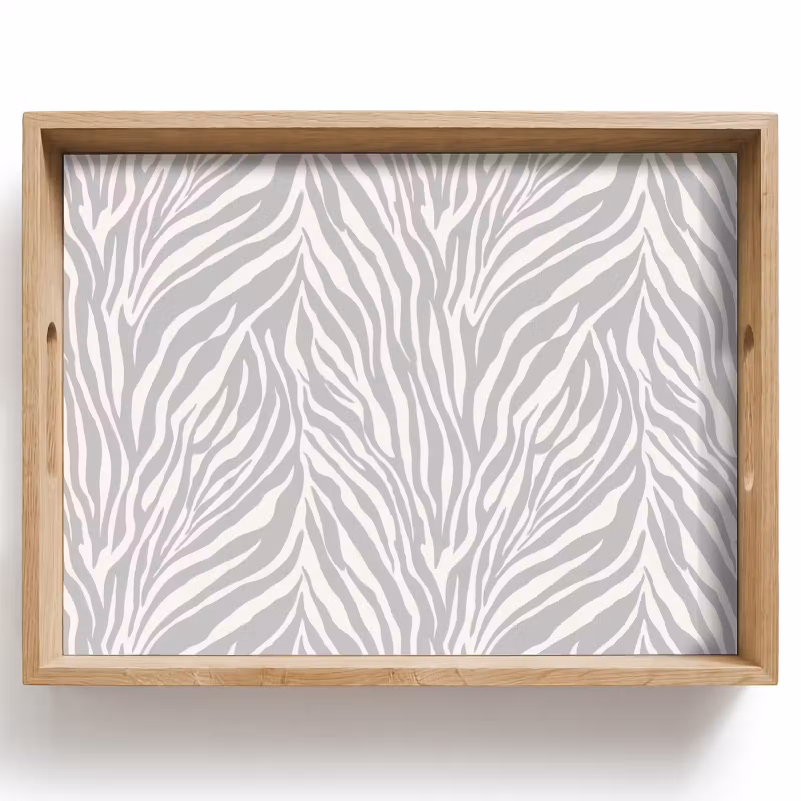 Dienblad - Zebra - Motief - Grijs — 1