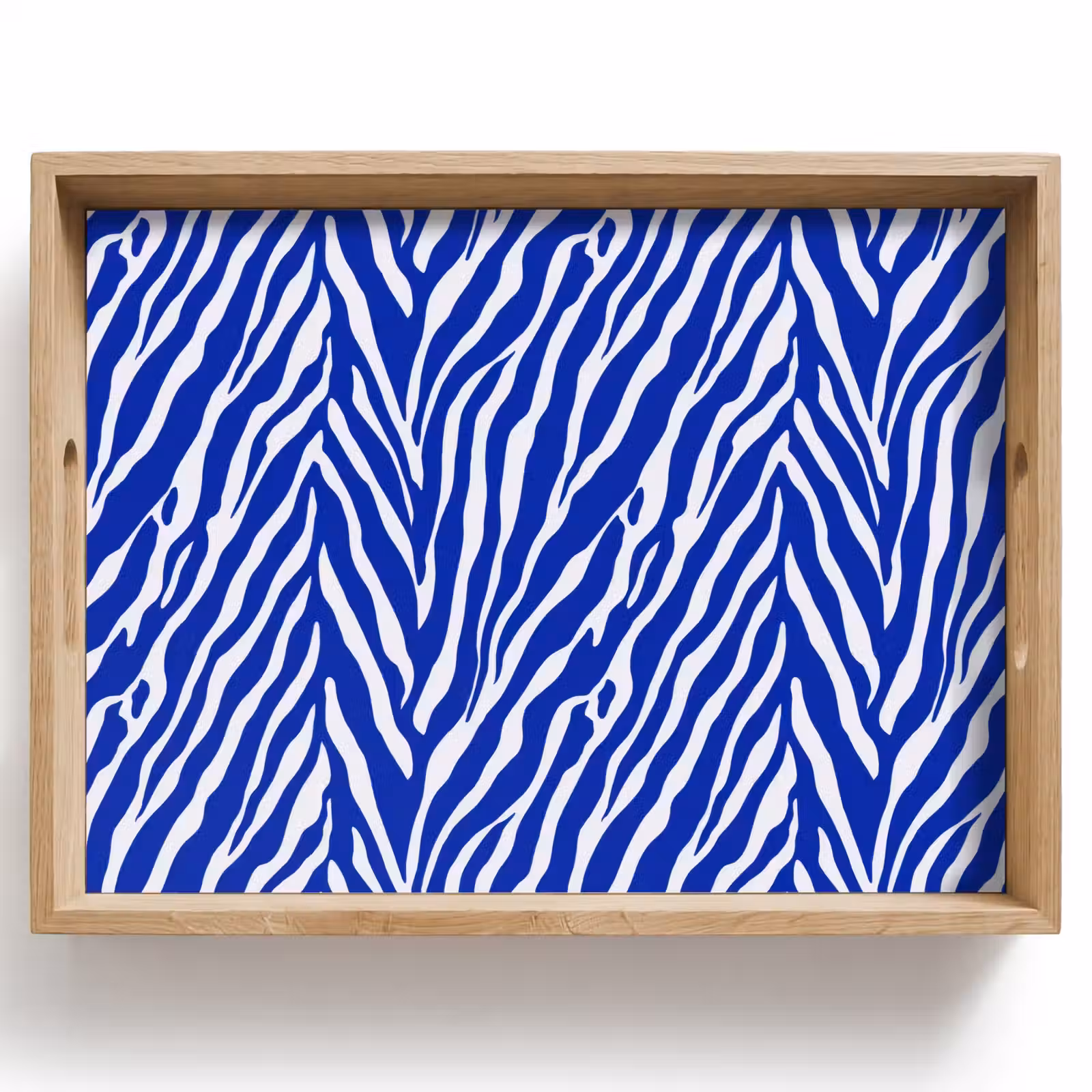 Dienblad - Zebra - Patroon - Kobalt - Blauw — 1