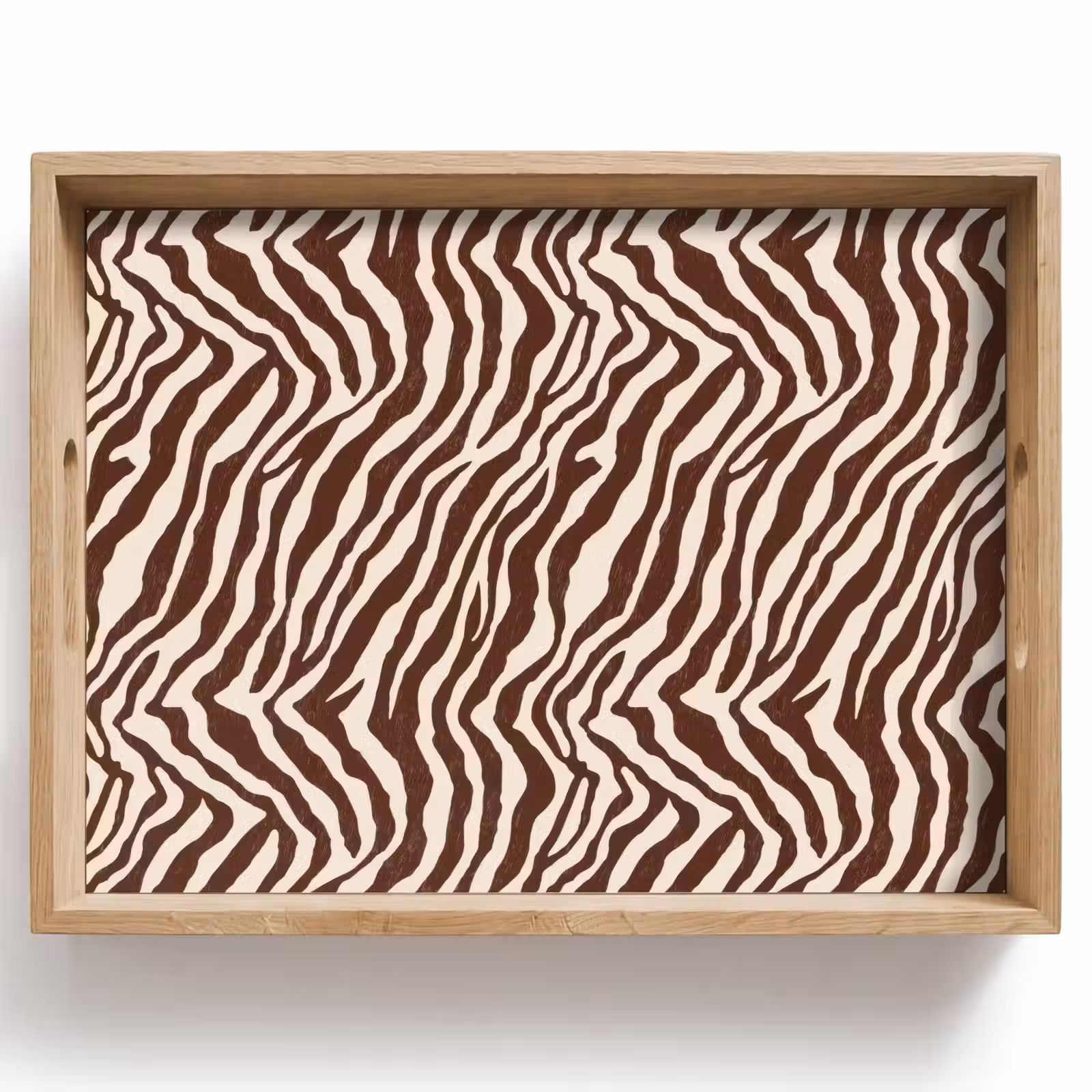 Dienblad - Zebra - Patroon - Zwart - Wit — 1