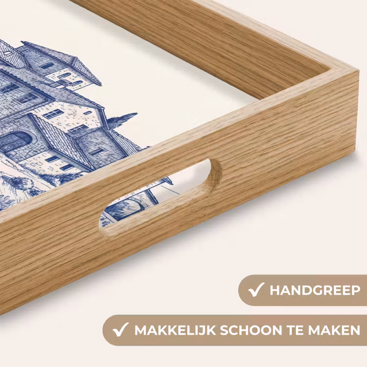 Dienblad - Rustiek - Landgoed - Blauw — 5