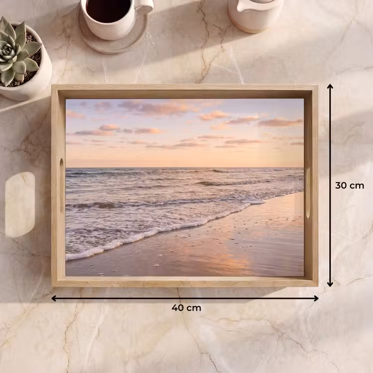 Dienblad - Strand - Branding - Wolken — 9