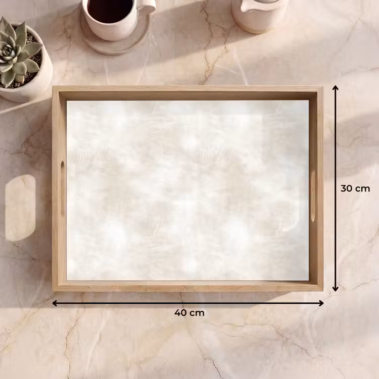 Dienblad - Subtiel - Structuur - Beige — 9