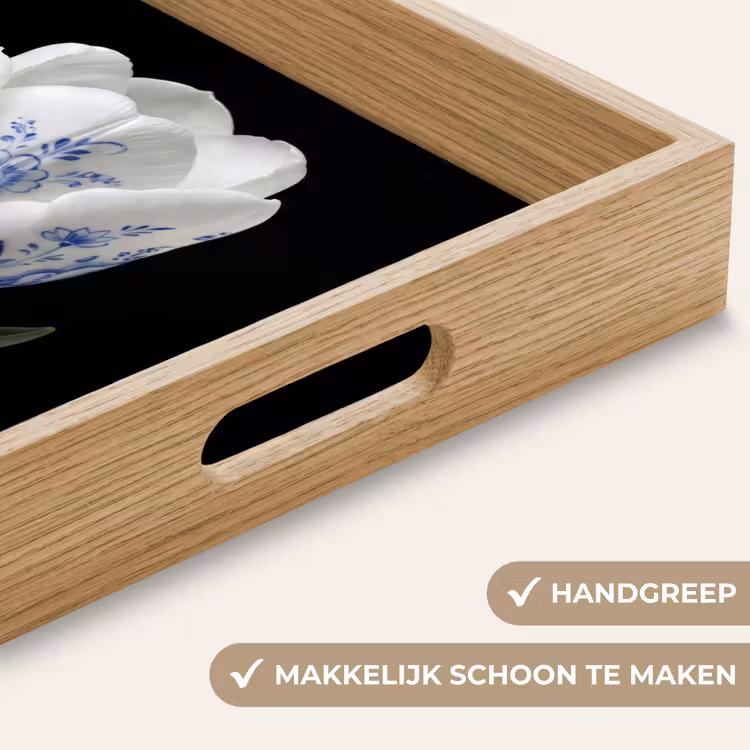 Dienblad - Tulp - Patroon - Blauw — 5