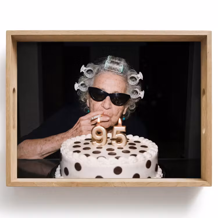 Dienblad - Verjaardag - Krulspeld - Oma — 1