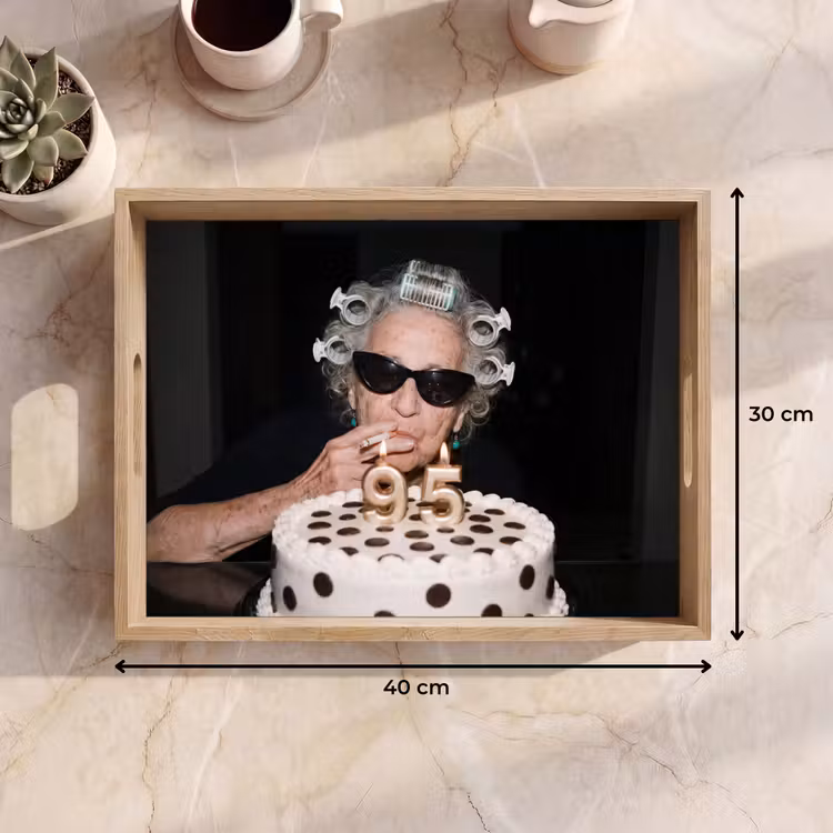 Dienblad - Verjaardag - Krulspeld - Oma — 9