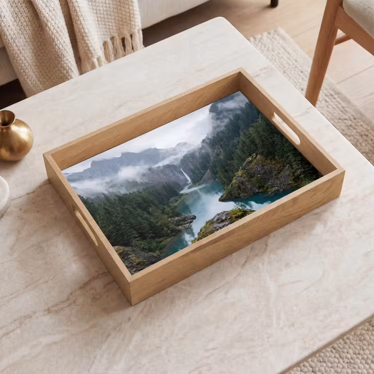 Dienblad - Waterval - Bomen - Bergen — 2