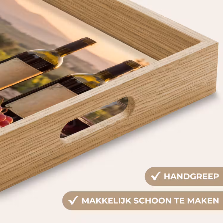 Dienblad - Wijn - Glazen - Druiven - Wijngaard — 5