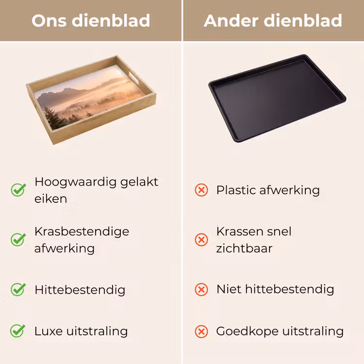 Dienblad - Zonlicht - Mist - Bergen - Bomen — 3