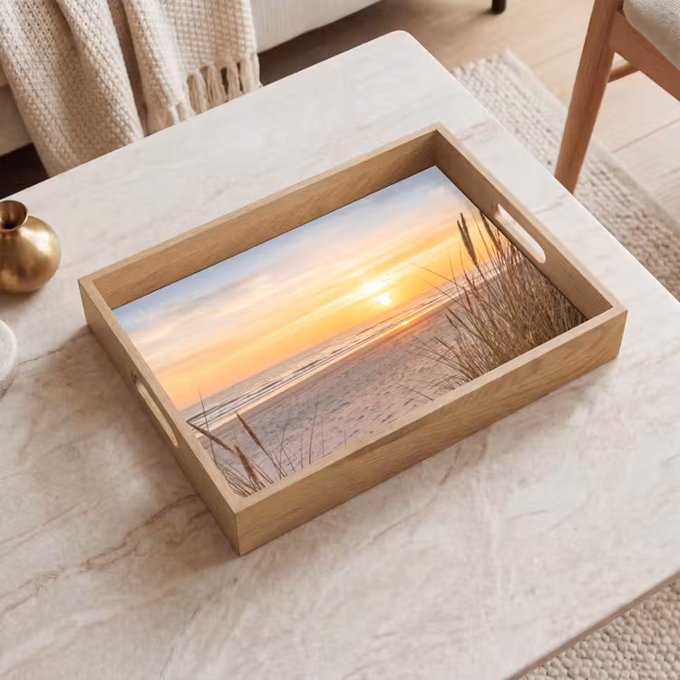 Dienblad - Zonsondergang - Duinen - Zee — 2