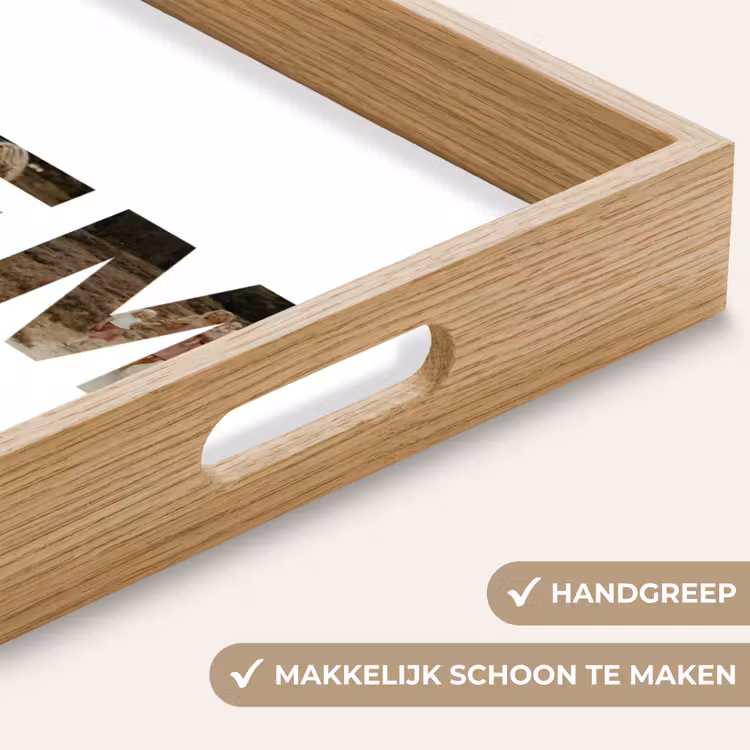 Gepersonaliseerd dienblad - Mem - Lettercollage — 5