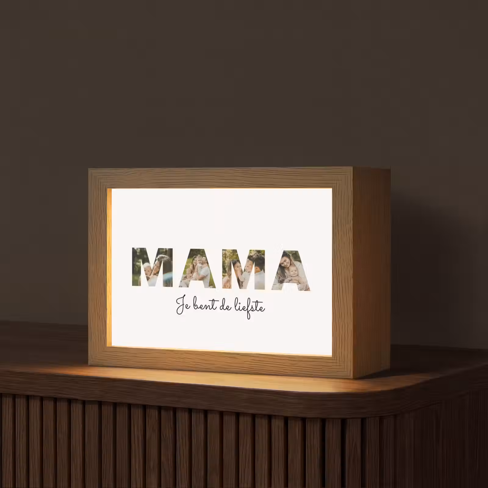 Gepersonaliseerde Lightbox - Mama - Lettercollage — 1