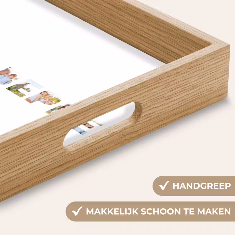 Gepersonaliseerd dienblad - Pake & Beppe - Lettercollage — 5