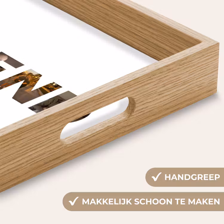 Gepersonaliseerd dienblad - Vriend - Lettercollage — 5