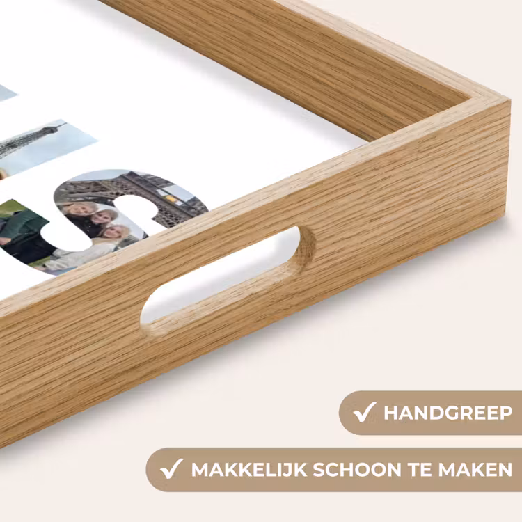 Gepersonaliseerd dienblad - Zus - Lettercollage — 5