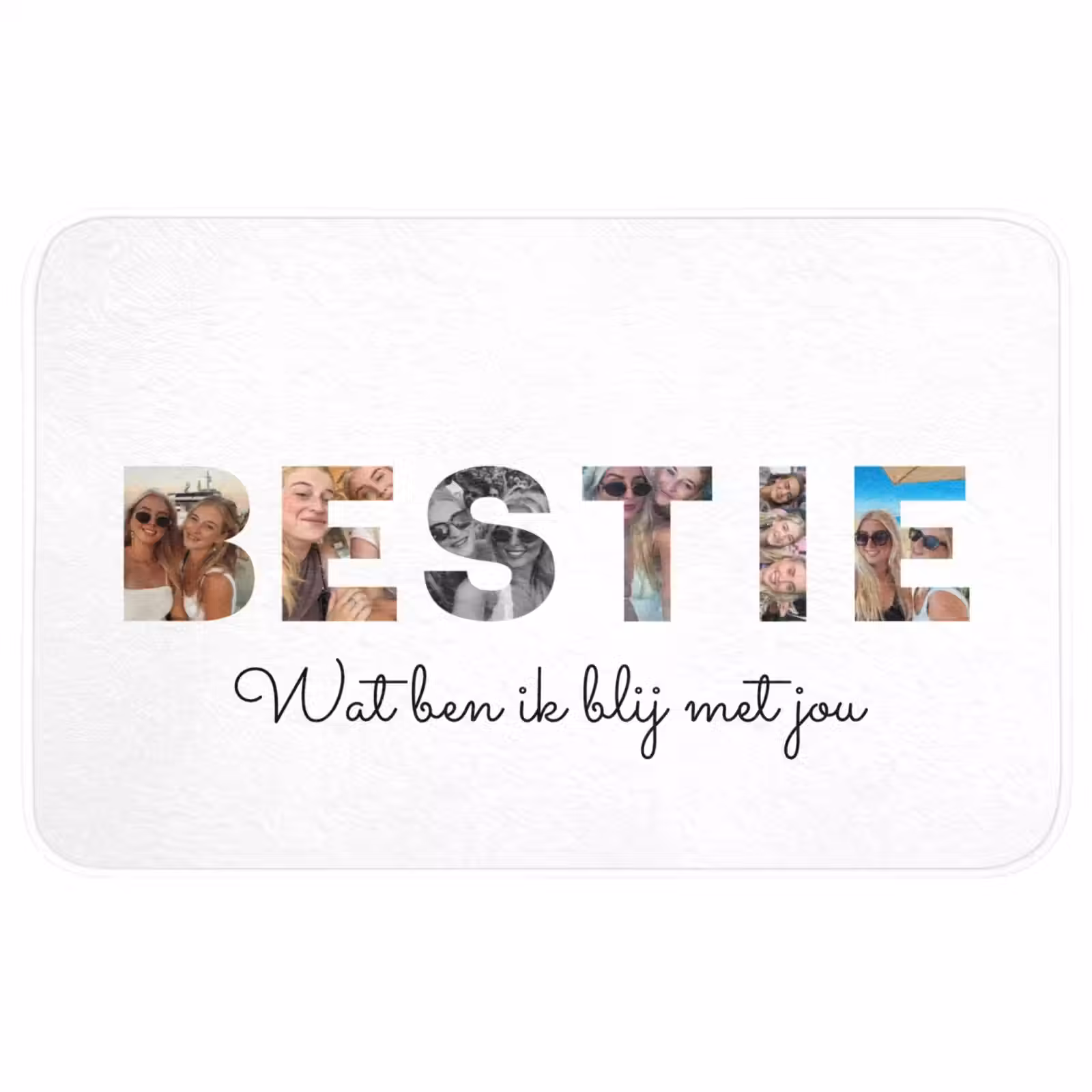 Badmat - Bestie - Lettercollage — 1