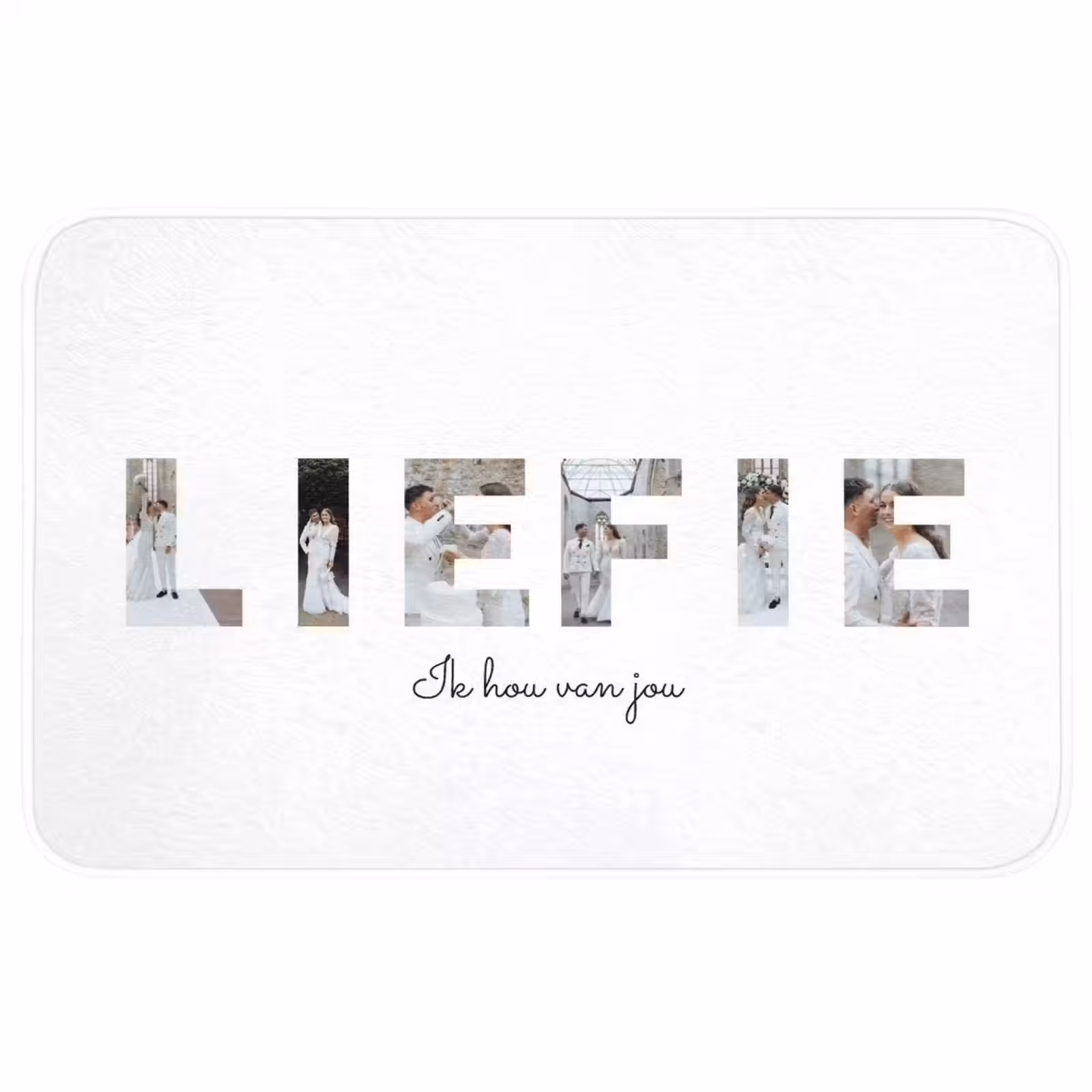 Badmat - Liefie - Lettercollage — 1
