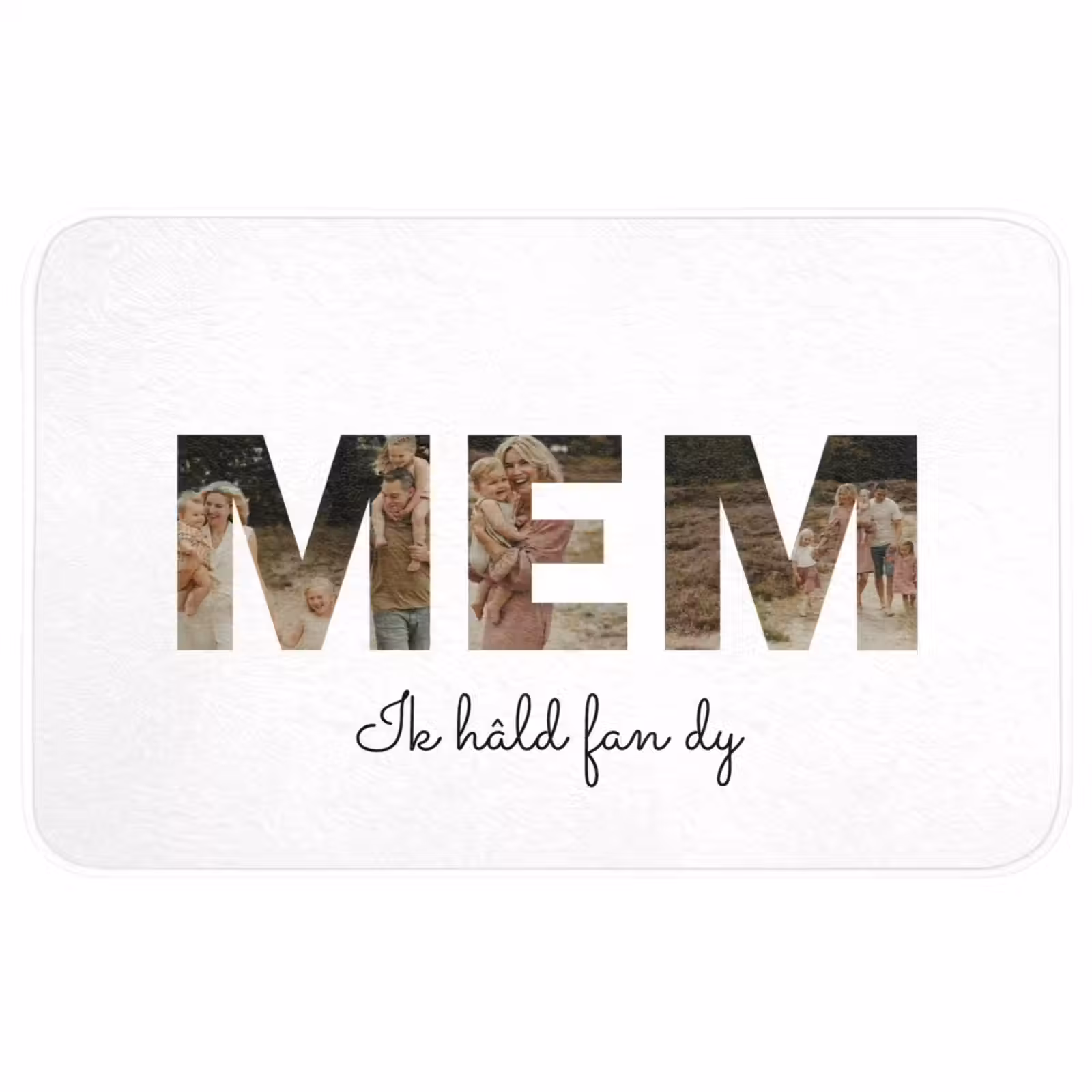 Badmat - Mem - Lettercollage — 1