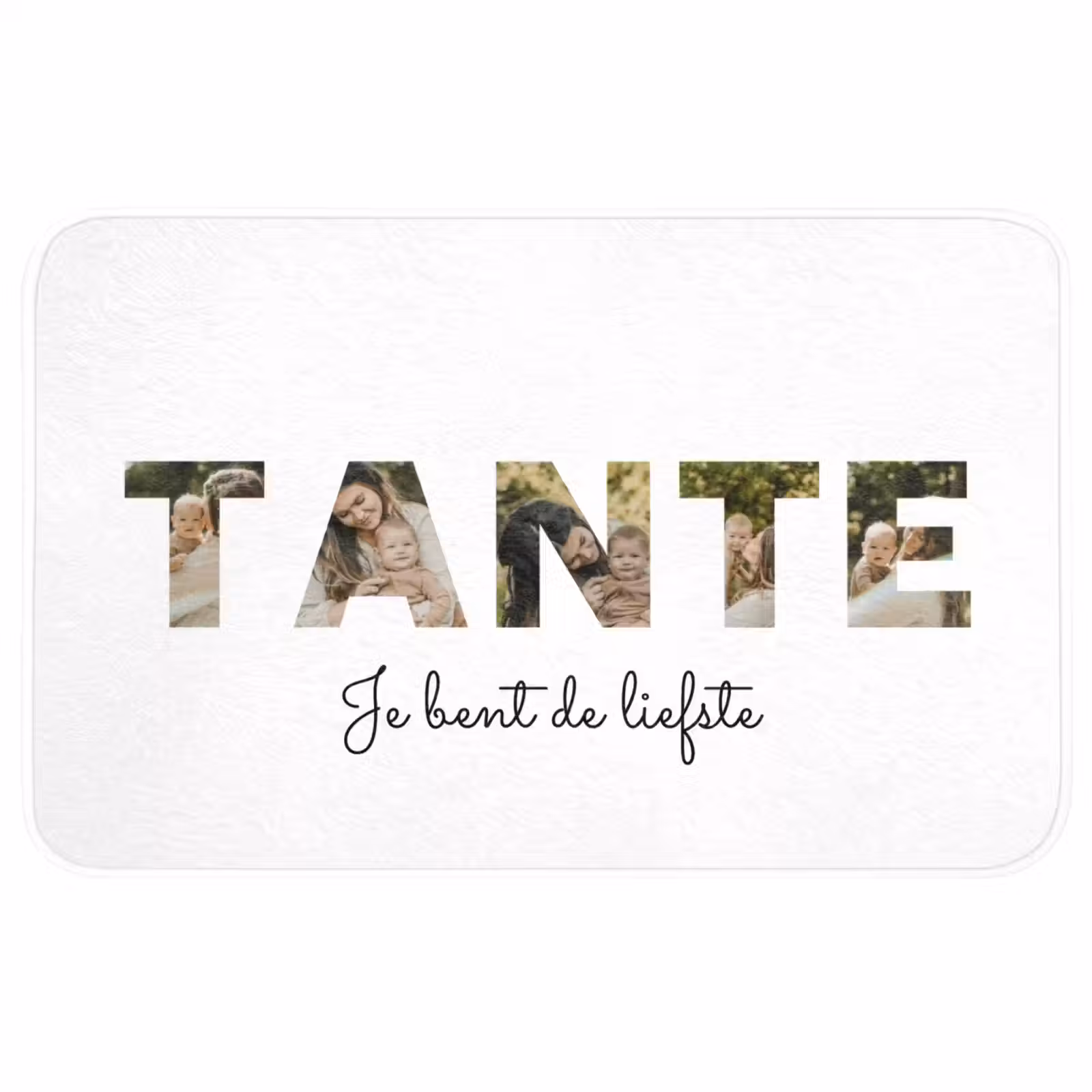 Badmat - Tante - Lettercollage — 1