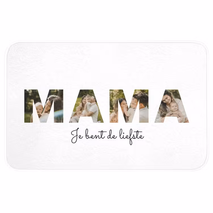 Badmat - Mama - Lettercollage — 1