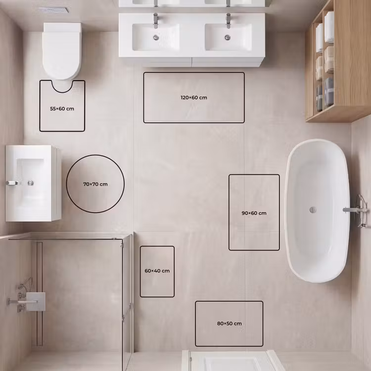 Badmat - Pake & Beppe - Lettercollage — 8