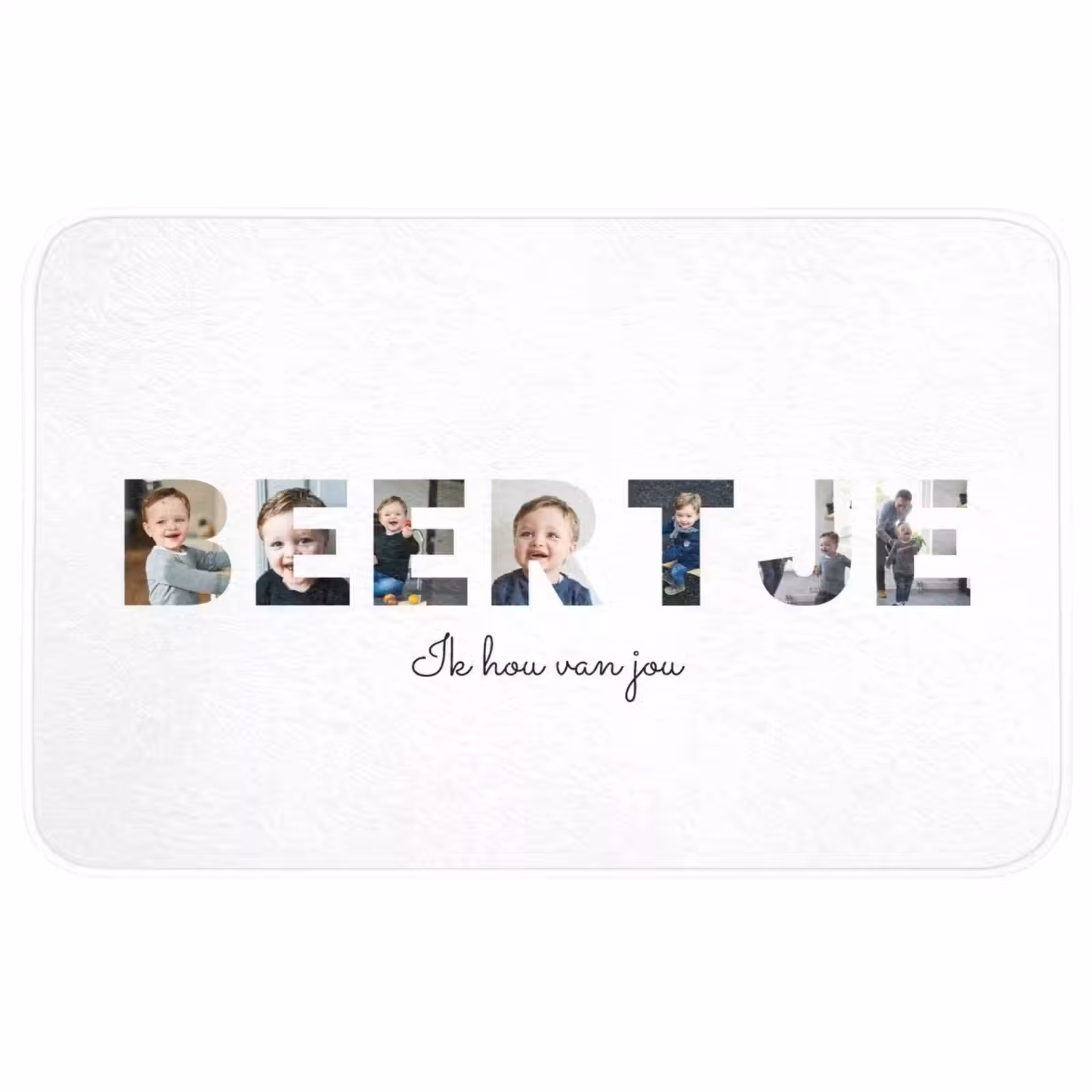 Badmat - Beertje - Lettercollage — 1