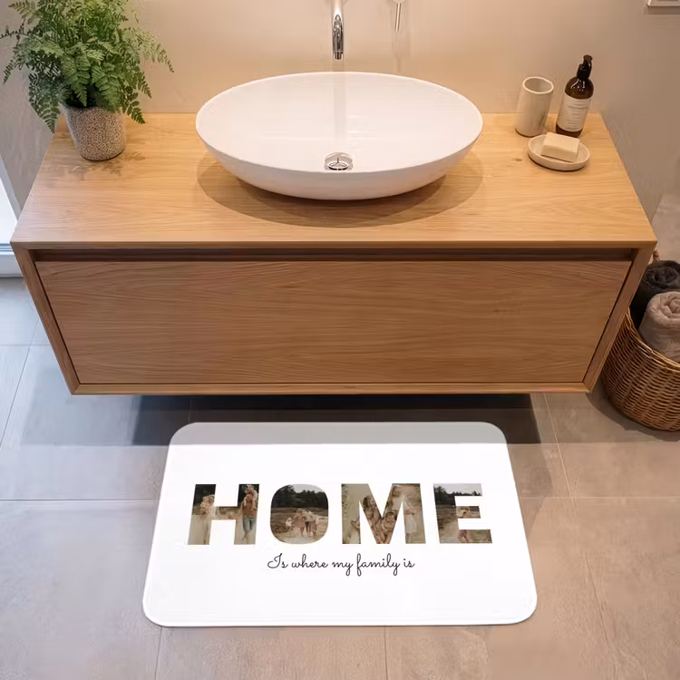 Badmat - Home - Lettercollage — 2