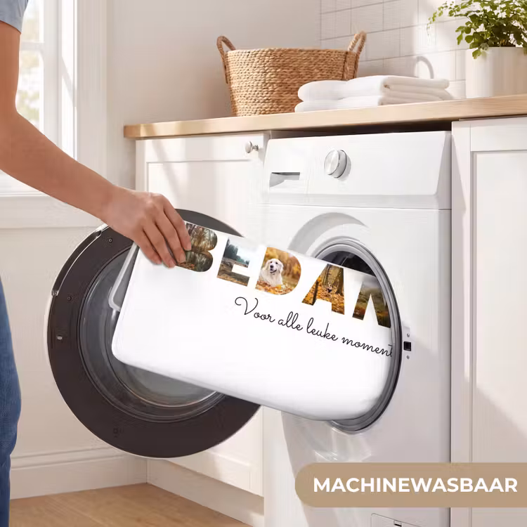 Gepersonaliseerde WC Mat - Bedankt - Lettercollage — 5