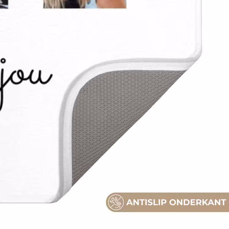 Gepersonaliseerde WC Mat - Bestie - Lettercollage — 3