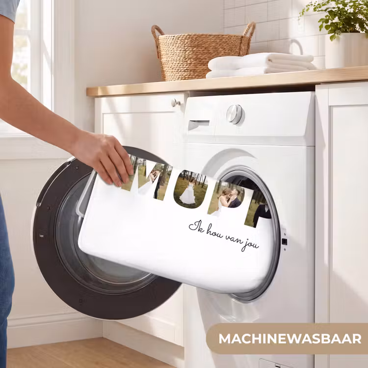 Gepersonaliseerde WC Mat - Moppie - Lettercollage — 5