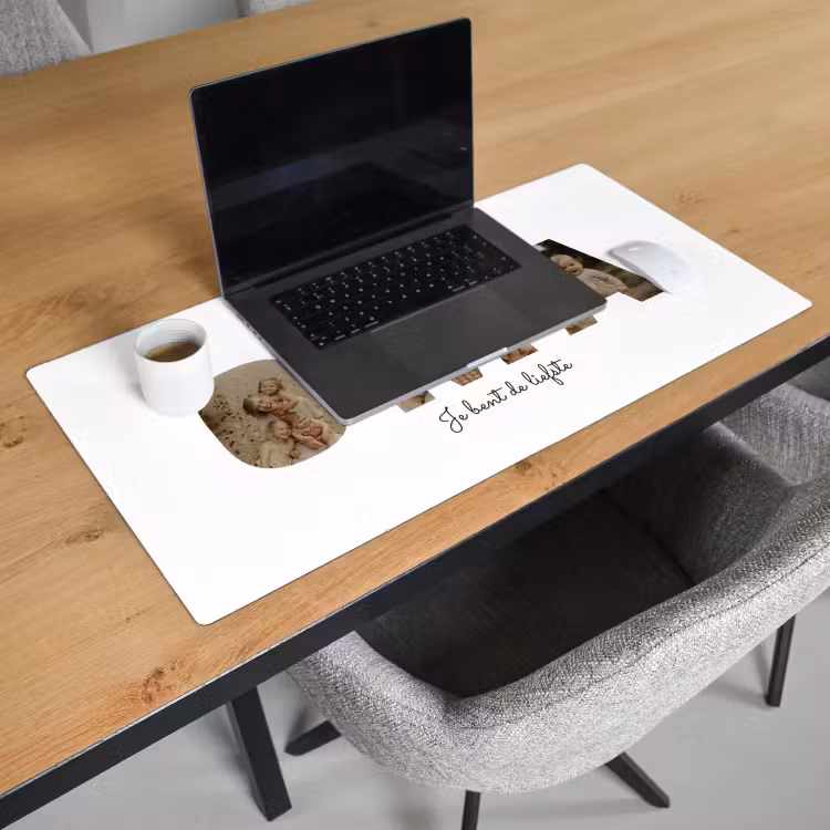 Gepersonaliseerde bureau onderlegger - Oma - Lettercollage — 3