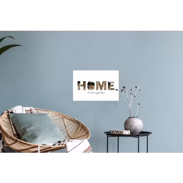 Gepersonaliseerde muursticker - Home - Lettercollage — 4