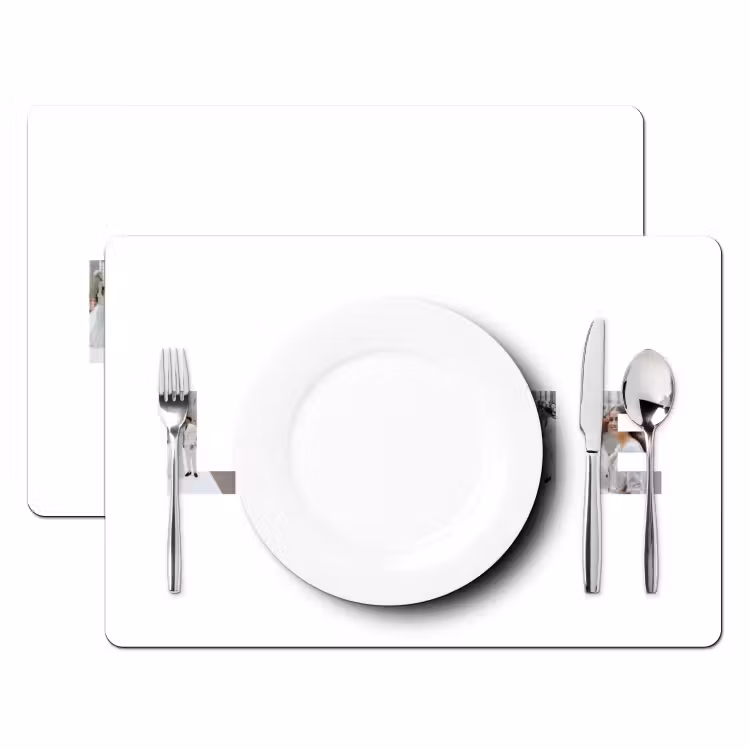 Gepersonaliseerde placemat - 6 stuks -  Liefie - Lettercollage — 2