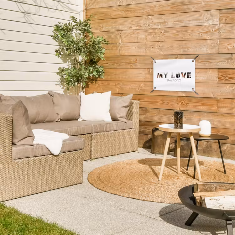 Gepersonaliseerde tuinposter - My Love - Lettercollage — 4