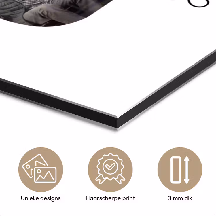 Gepersonaliseerd aluminium schilderij - Opa - Lettercollage — 7