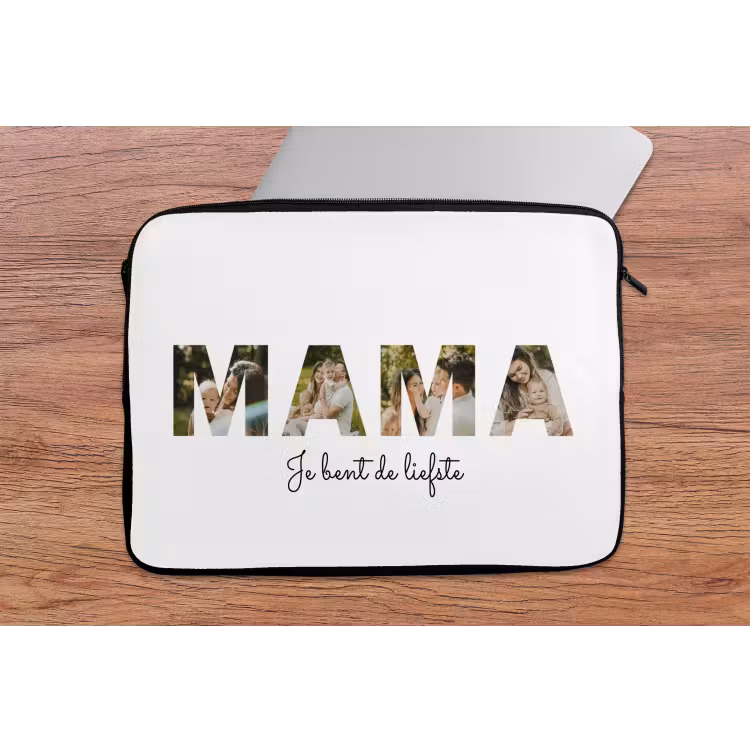 Gepersonaliseerde laptophoes - Mama - Lettercollage — 2
