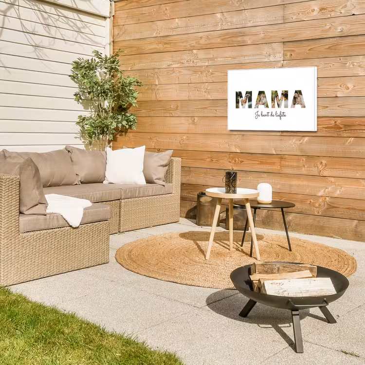 Gepersonaliseerd buiten canvas - Mama - Lettercollage — 5
