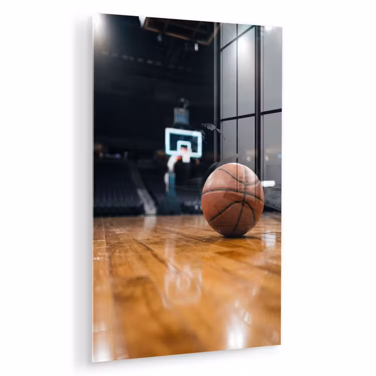 Glas schilderij - Basketbal - Arena - Sport — 1