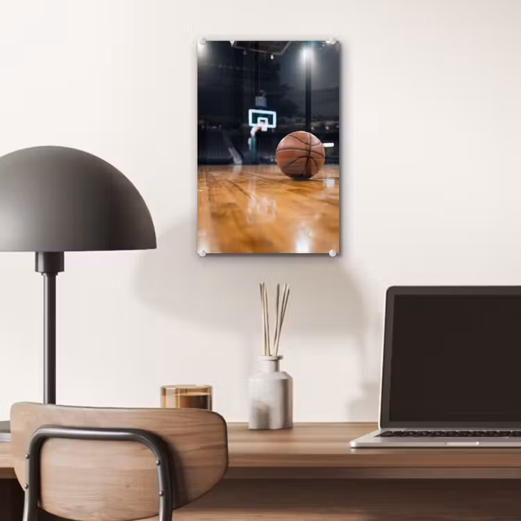 Glas schilderij - Basketbal - Arena - Sport — 7