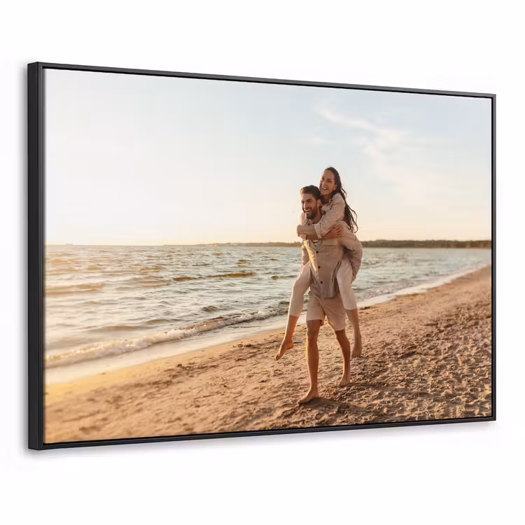 Foto op canvas met lijst — 1