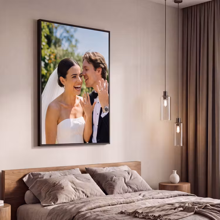 Foto op canvas met lijst — 2