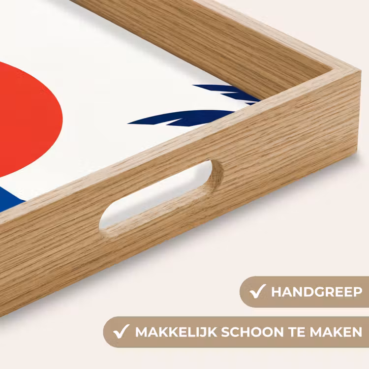 Dienblad - Zonsondergang - Zee - Palmboom - Tropisch - Modern — 5