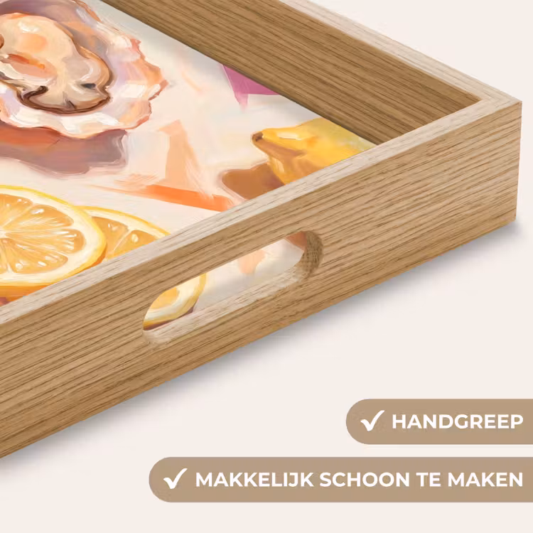Dienblad - Stilleven - Citroenen - Oesters - Abstract - Oranje — 5