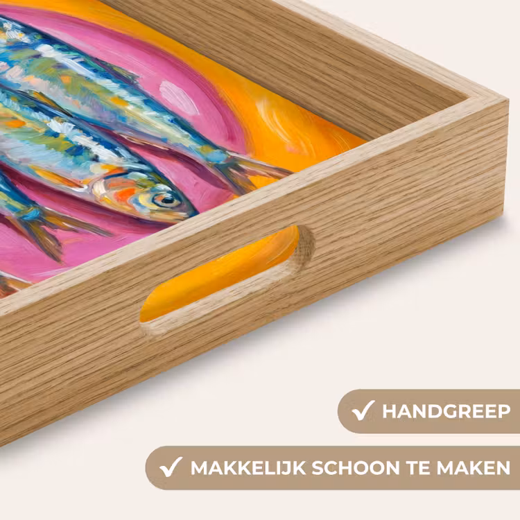 Dienblad - Vis - Vier - Eten - Modern - Kleurrijk — 5