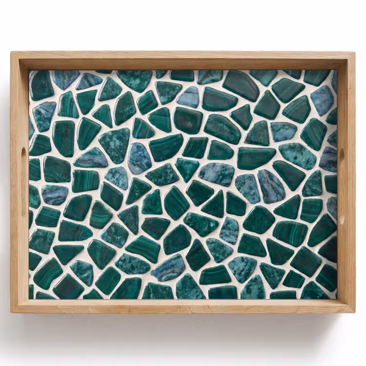 Dienblad - Textuur - Steen - Groen - Abstract - Patroon — 1