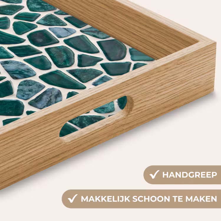 Dienblad - Textuur - Steen - Groen - Abstract - Patroon — 5