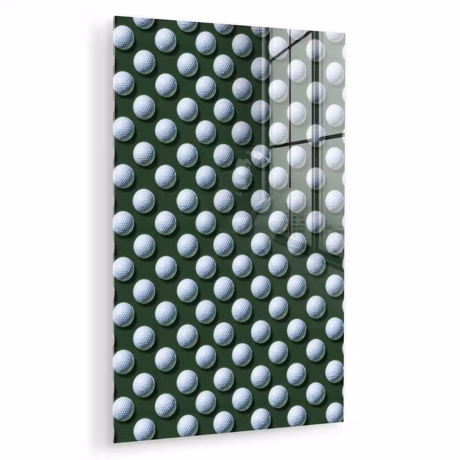 Glas schilderij - Ballen - Golf - Groen — 1